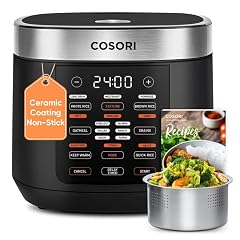 COSORI Rice Cooker 10 Cup 24h Keep Warm Non-stick Ceramic Inner Pot 18 Functions Fuzzy Logic Rice Maker