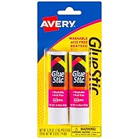 Vista 13 de Avery Pegamento en barra blanco, lavable, no tóxico, 0.26 onzas. Barra de pegamento permanente, 6 paquetes (98095)