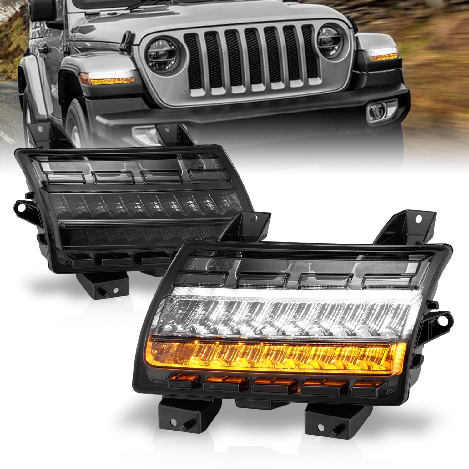 Amazon.com: AmeriLite for 2018-2026 Wrangler JL & 20-26 Gladiator