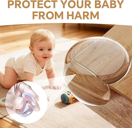 Miniatura 4 de Paquete de 16 protectores de esquina para bebés, protectores de esquinas transparentes y protectores de bordes, protectores de seguridad