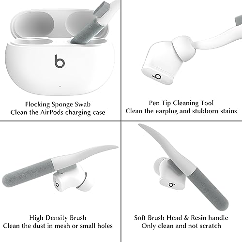 Miniatura 6 de Valkit Beats Studio Buds - Funda compatible con Beats Studio Buds a prueba de golpes, funda protectora de carcasa dura militar con llavero para