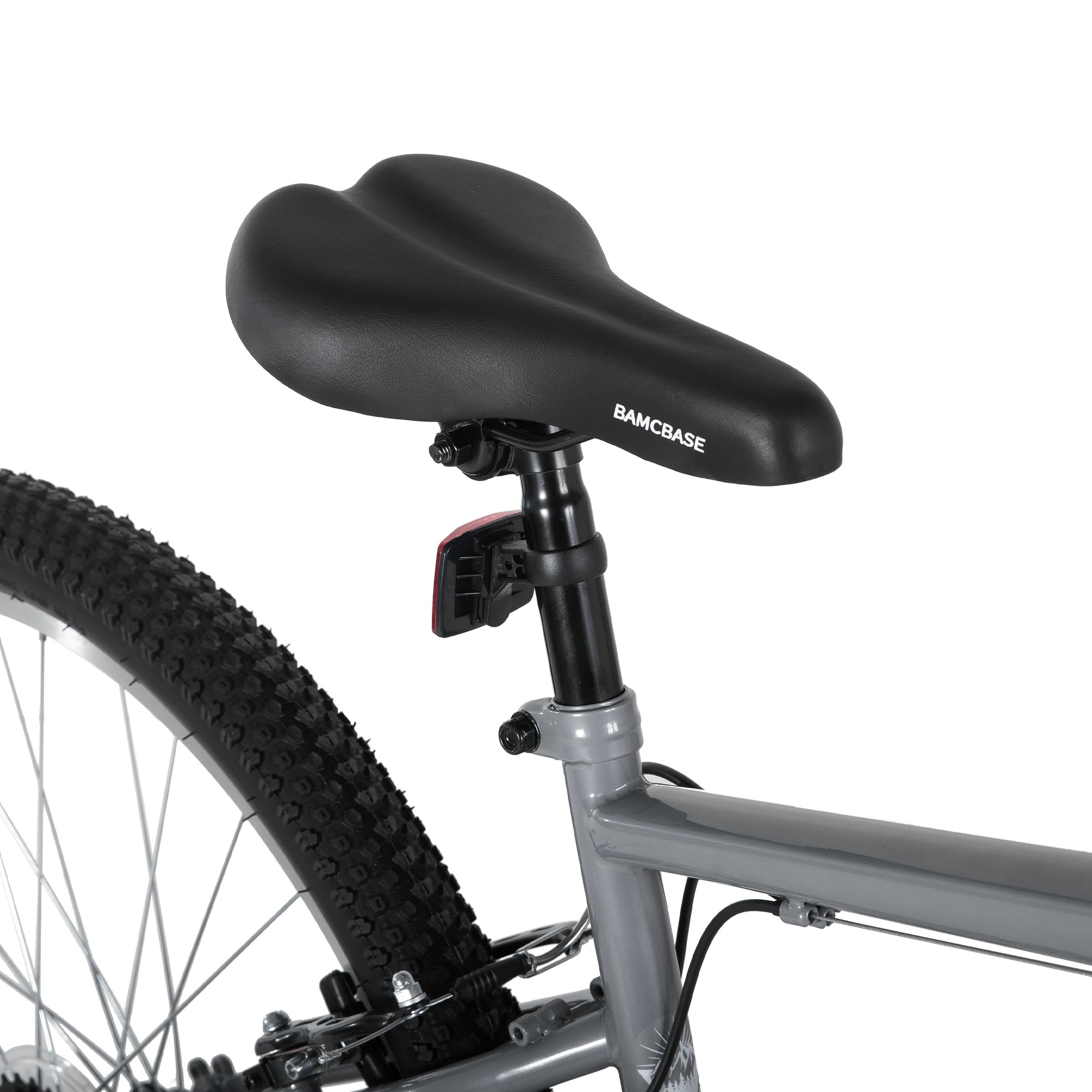 HILAND 26 27 Inch Mountain Bike, Mens Womens MTB with 18 Speeds, High-Tensile Steel Frame, V Brake, Hardtail Bicycle for Adults