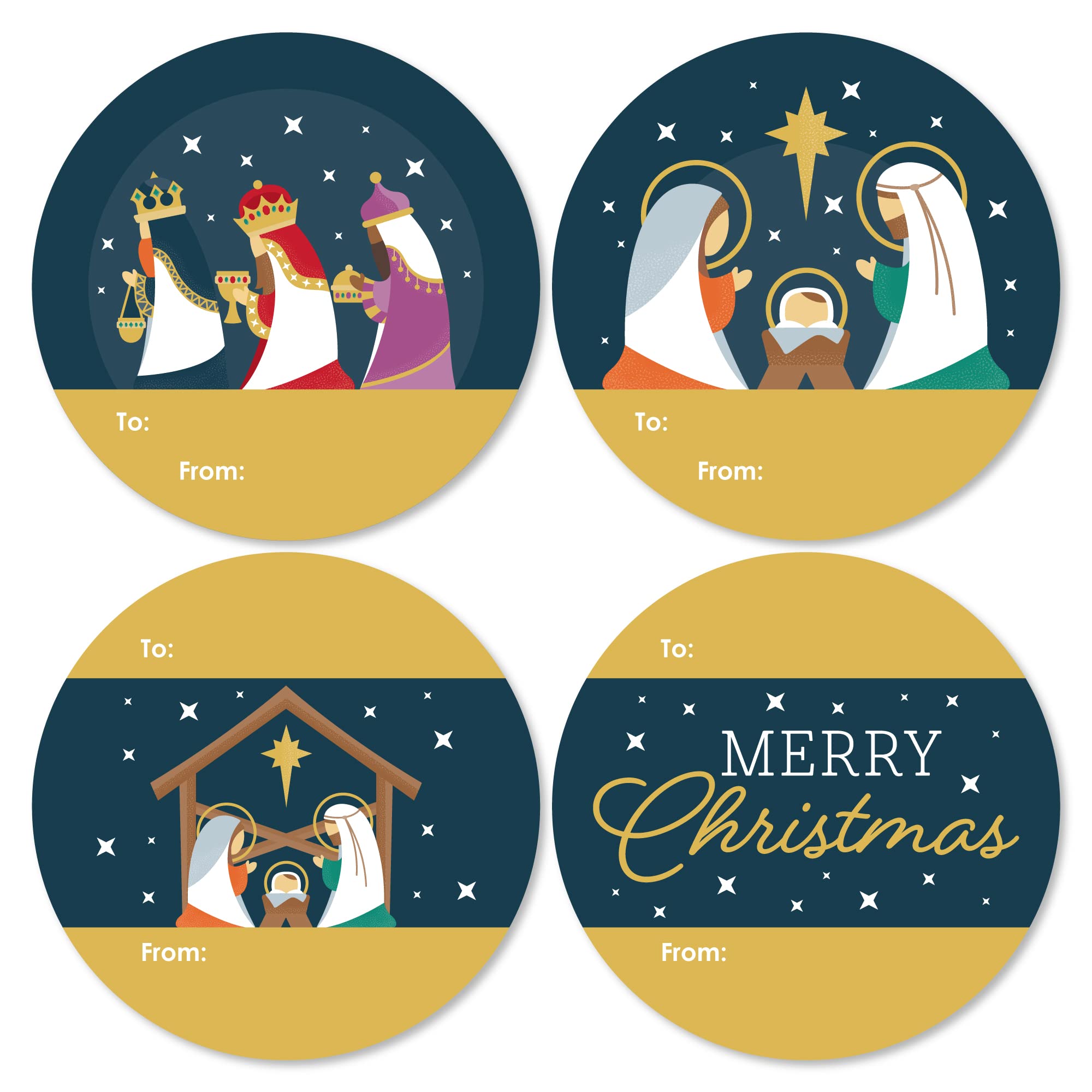 amazon-com-big-dot-of-happiness-holy-nativity-round-manger-scene-religious-christmas-to-and-from-gift-tags-large-stickers-set-of-8-health-household for Free Printable Religious Christmas Gift Tags Amazon.com: Big Dot of Happiness Holy Nativity - Round Manger Scene Religious Christmas To and From Gift Tags - Large Stickers - Set of 8 : Health & Household for Free Printable Religious Christmas Gift Tags