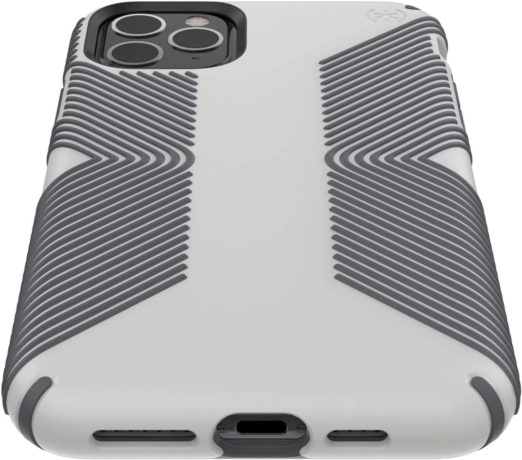 Hottest Sale Speck Products Presidio Grip iPhone 11 PRO Max Case, Marble Grey/Anthracite Grey (130026-8396)