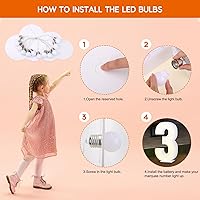 Vista 6 de RUBFAC Números iluminados de marquesina de 3 pies, marco de globo de mosaico número 3, tablero de espuma precortado para decoraciones de cumpleaños