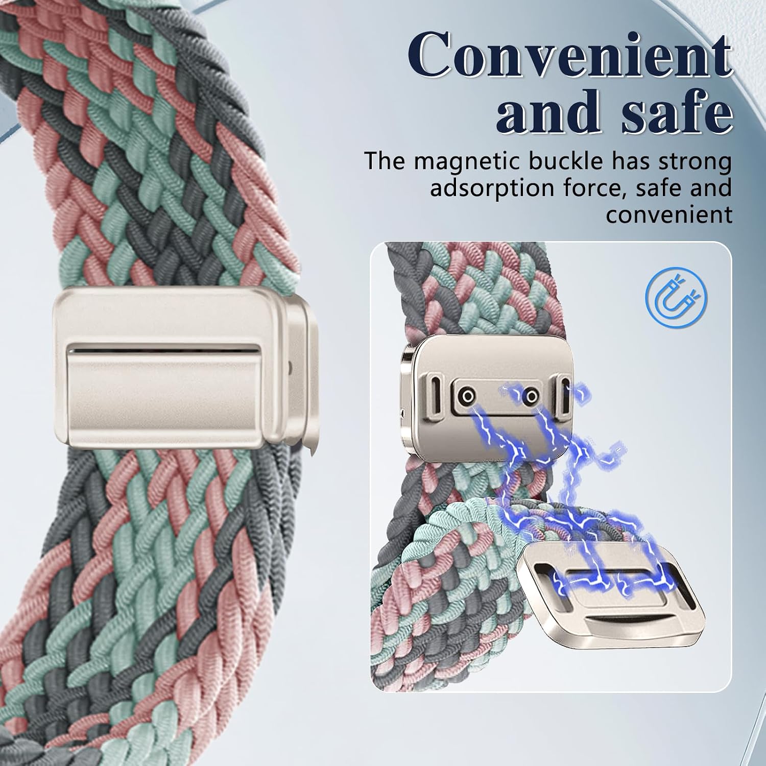 Nylon Band Compatible with Fitbit Charge 6/5 image 2