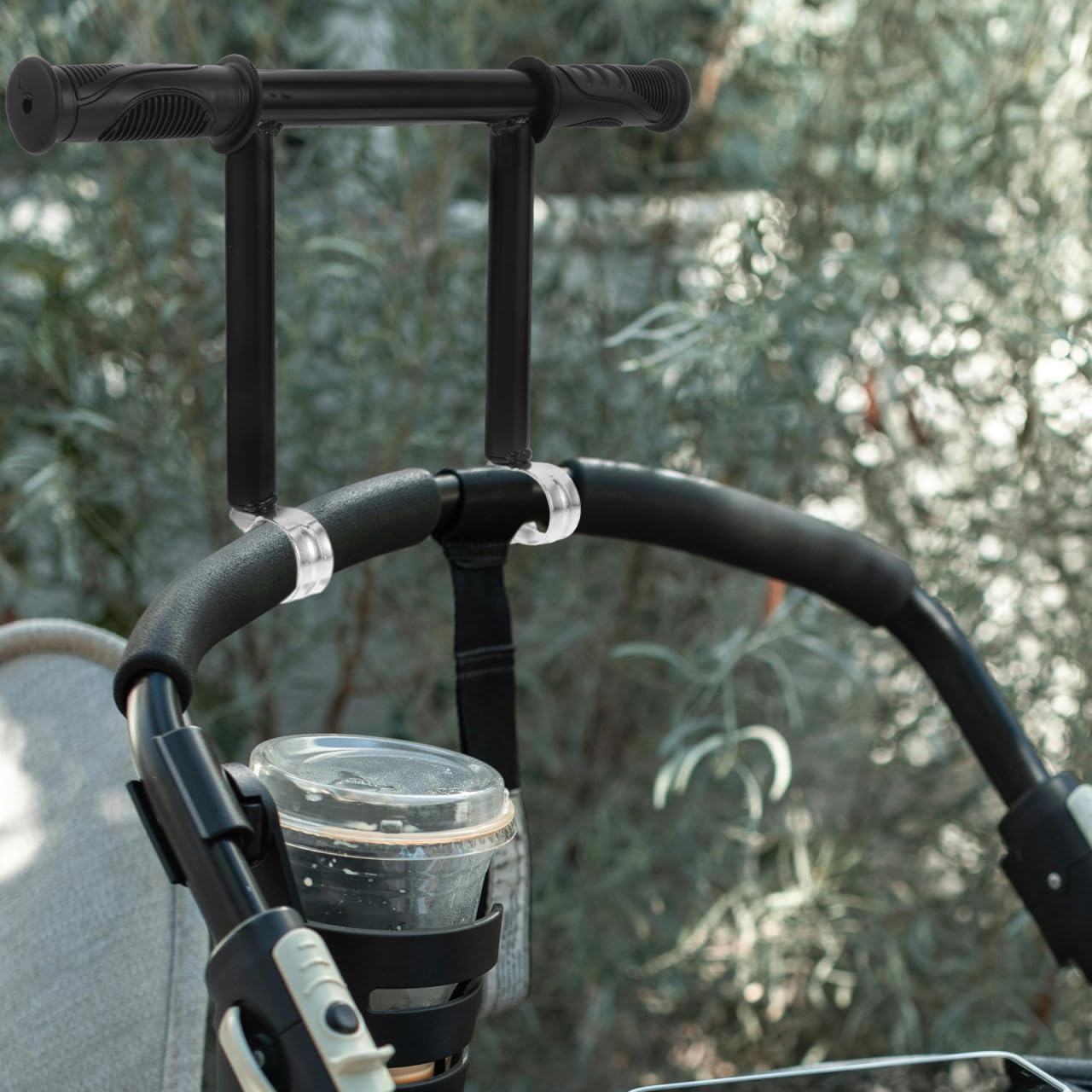 Cabilock Rallonge Universelle pour Poignée De Poussette Extension De Guidon Ergonomique Accoudoir De Poussette Bébé Poignée Rehaussée pour Parents Accessoire De pour Sorties
