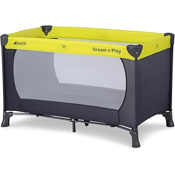 hauck travel cot grey