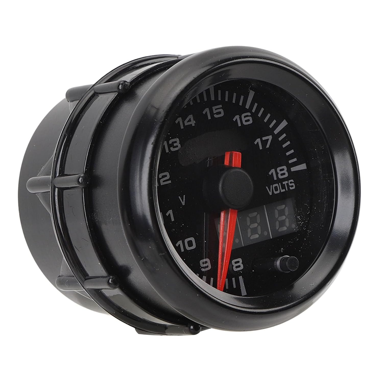 2 Inch 52mm Car Digital Voltmeter for DC12V Vehicles LED Voltage Gauge Meter Compatible with Most Cars Trucks and SUVs