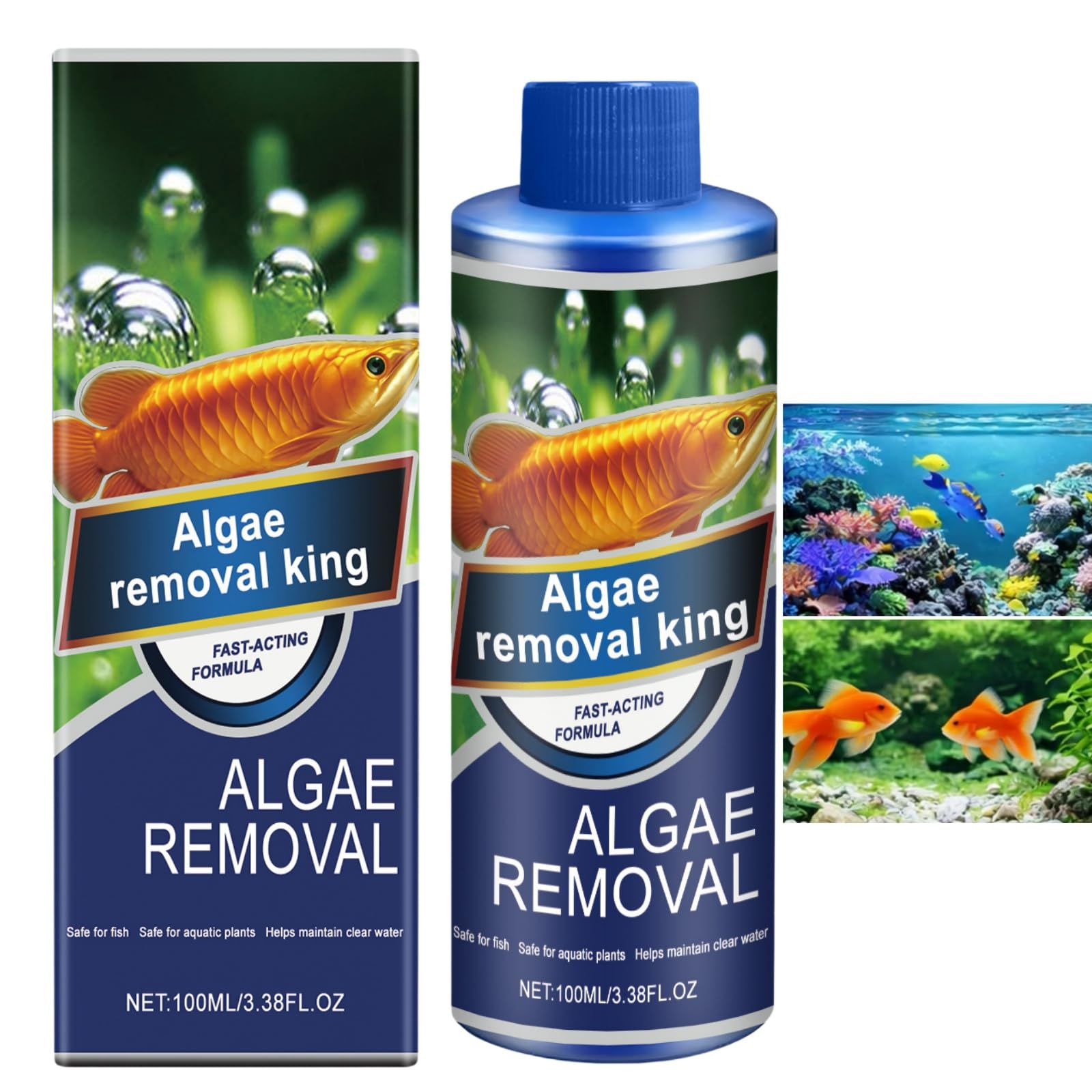 Aqua Protect Pond Cleaner,Fast-Acting Aquarium Water Clarifier for Ponds