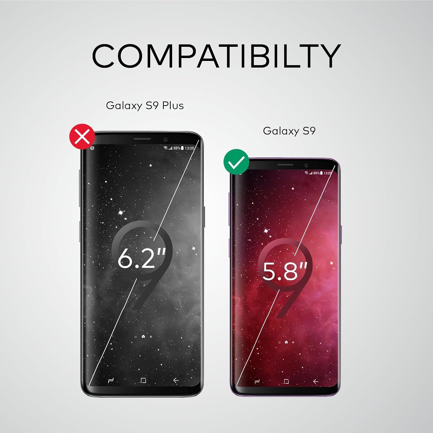 Top Brands RhinoShield Case Compatible with [Galaxy S9] | SolidSuit - Shock Absorbent Slim Design Protective Cover with Premium Matte Finish [3.5M / 11ft Drop Protection] - Classic Black