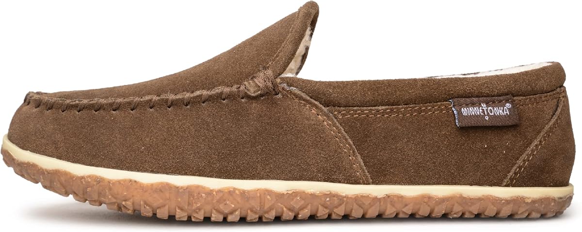 Minnetonka Tilden Mocasín de ante para hombre