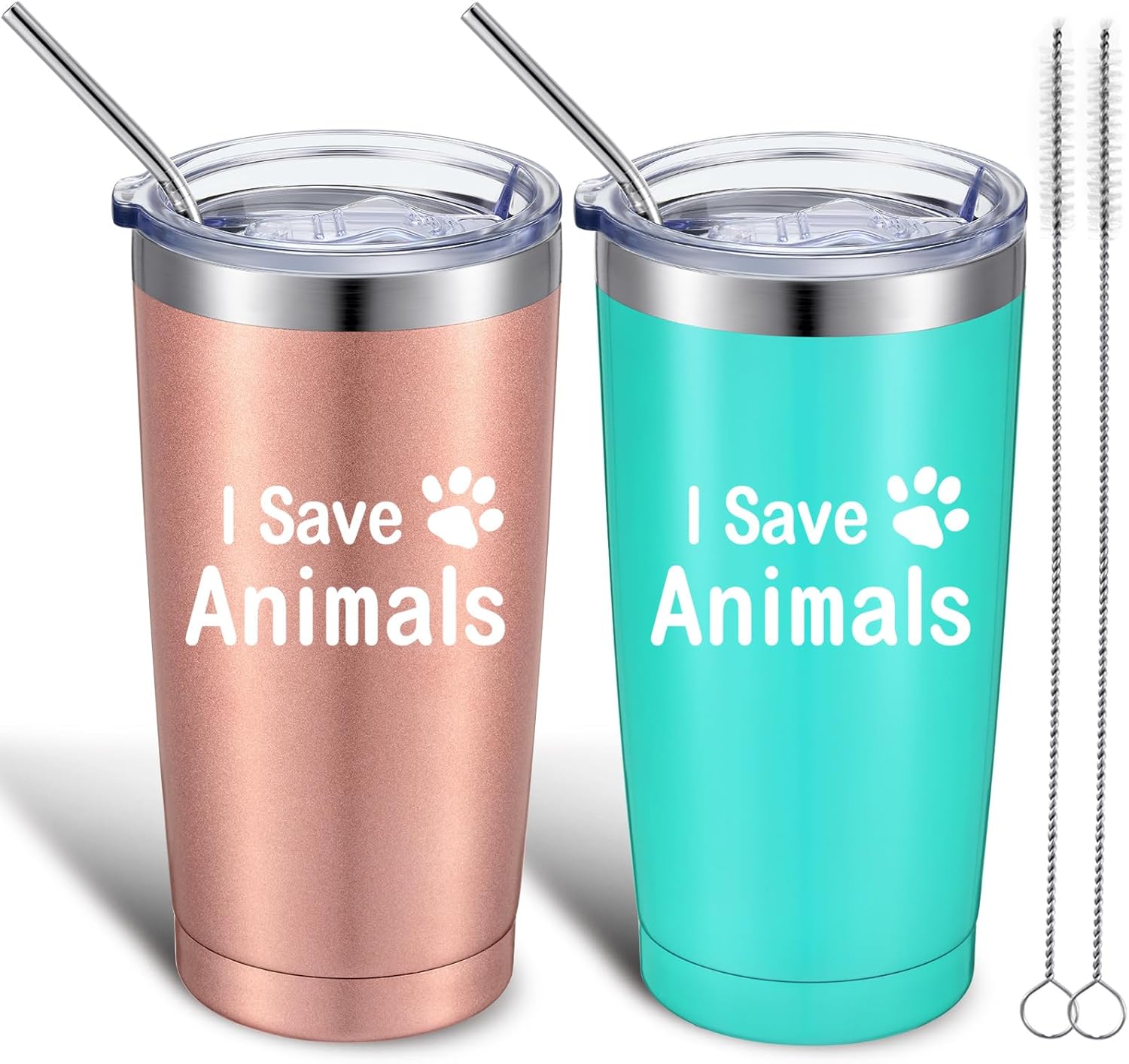 2 Sets I Save Animals, Veterinarian Gifts for Women, Gift