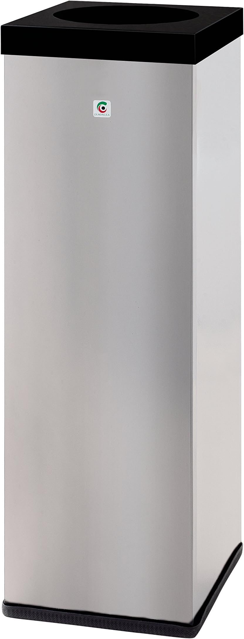 Cylinder P-71 9006 Bin, Metal, Grey, 70 x 22 x 22 cm