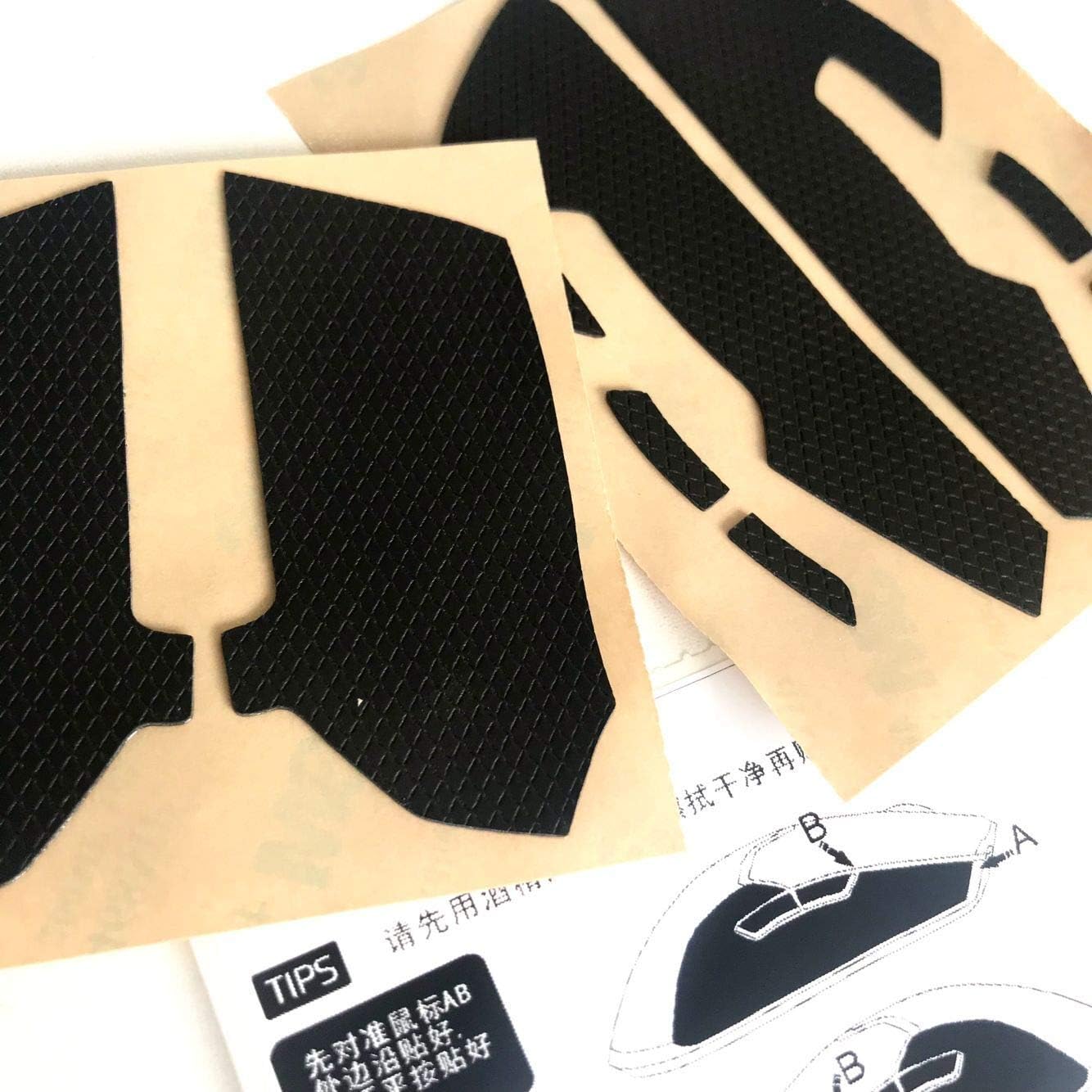 for Razer Viper Ultimate Wireless and Viper Wired Gaming Mouse Anti-Slip Tape Elastics Refined Side Grips Sweat Resistant Pads/Anti Sweat Paste