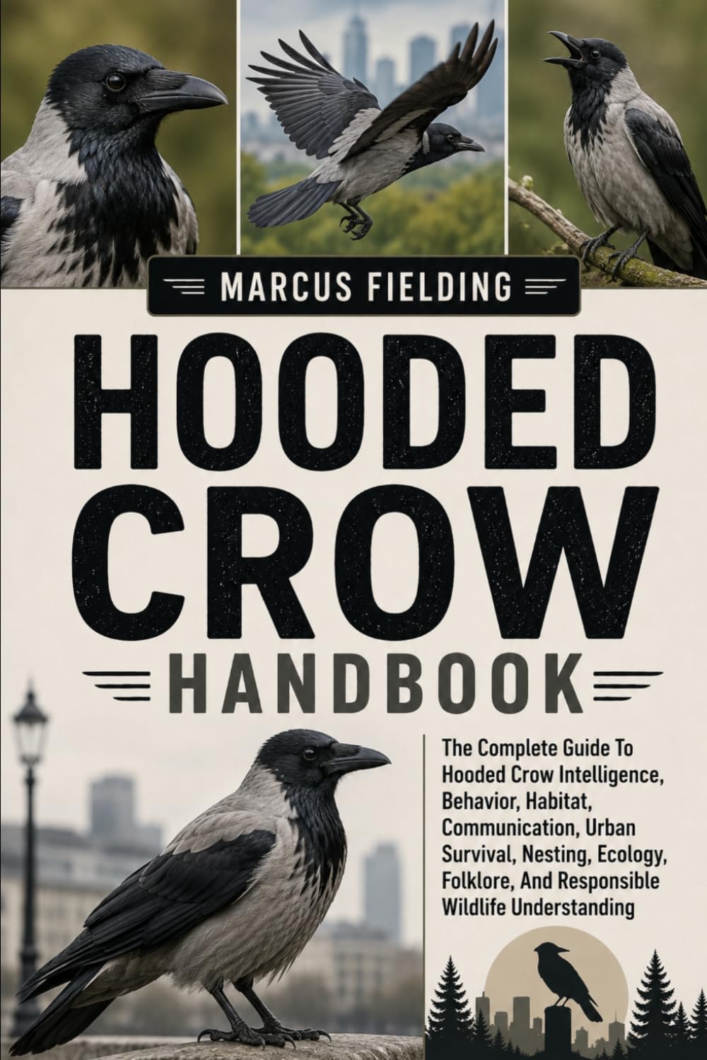HOODED CROW HANDBOOK: The Complete Guide To Hooded Crow Intelligence, Behavior, Habitat, Communication, Urban Survival, Nesting, Ecology, Folklore, And Responsible Wildlife Understanding