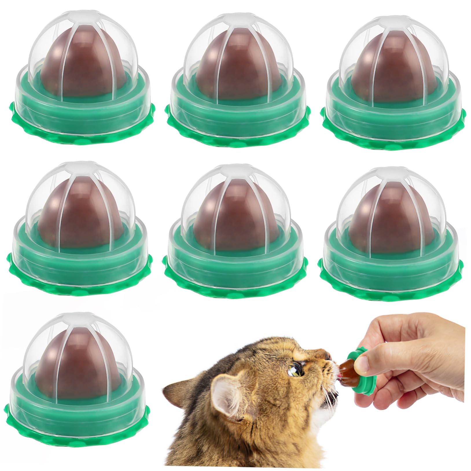 Ipetboom 30piezas Bolas Lamedoras para Gatos De Golosinas Nutritivas Sabores Aleatorios Suplemento Hidratante para Mascotas