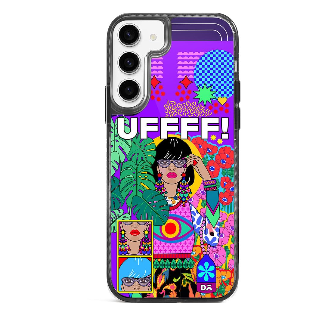 DailyObjects Case for Samsung Galaxy S23 Plus Stride 2.0 UFFFF! Compatible with Mag-Safe Wireless Charging Slim Back Cover with Inner Magnetic Ring Shockproof