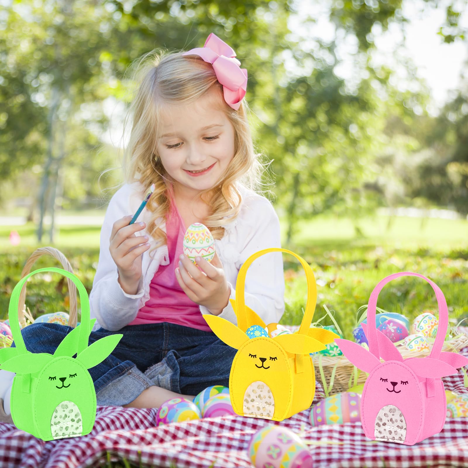 Sachet Cadeau Paques Sacs De Lapin De Pâques, Sacs D'oeufs De Pâques, Sacs De Bonbons De Pâques, Sacs De Pâques, Sacs Peluche De Paques