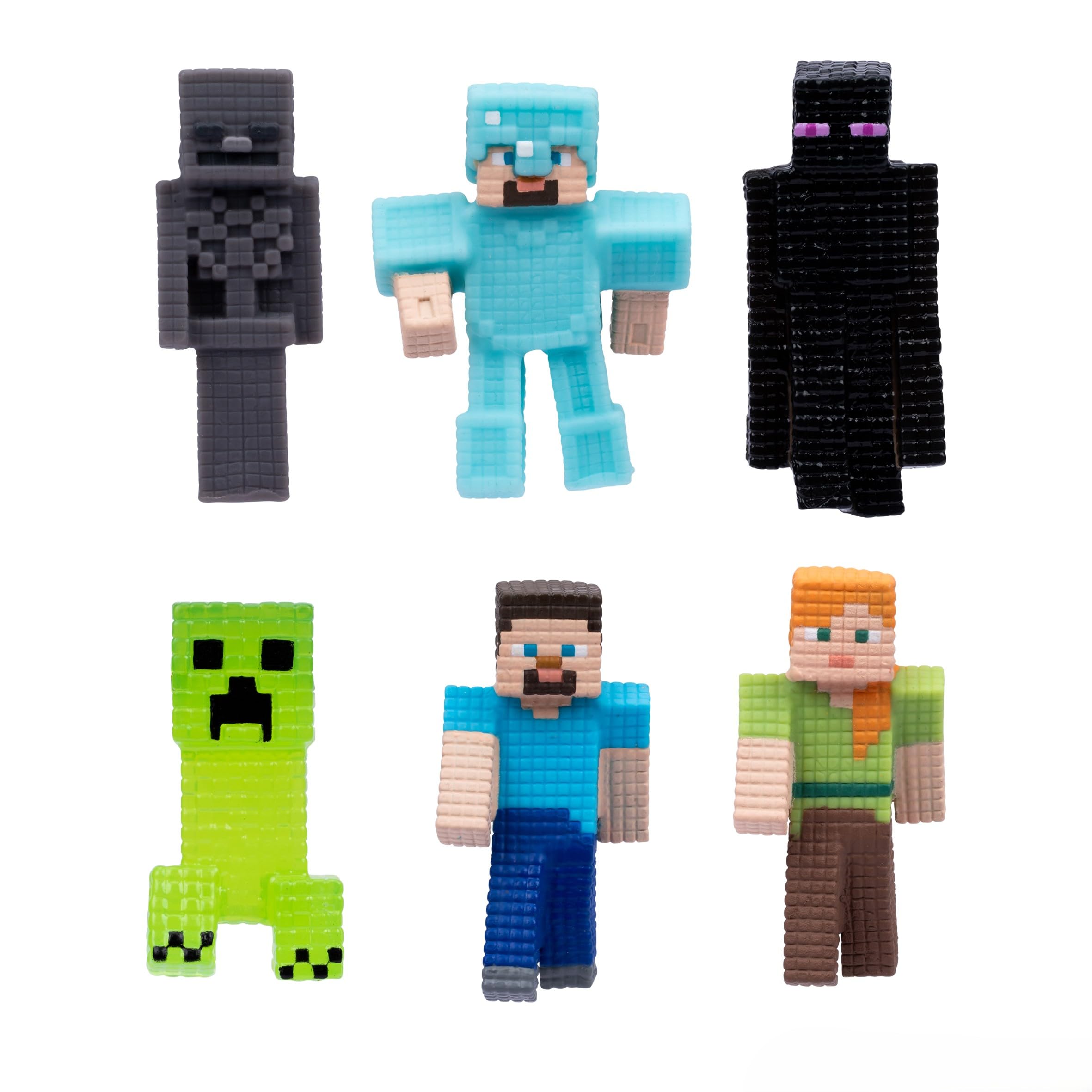 Heroes of Goo Jit Zu Minecraft Minis - Squishy, Stretchy, Mini Minecraft Characters, Styles May Vary