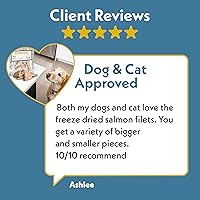 Vista 10 de Fresh Is Best Filetes de salmón liofilizados para perros – Pescado crudo liofilizado para gatos y caninos en bolsa resellable con cremallera