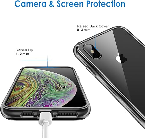 Miniatura 5 de JETech - Funda para iPhone Xs Max de 6.5 pulgadas, cubierta para amortiguamiento de golpes.