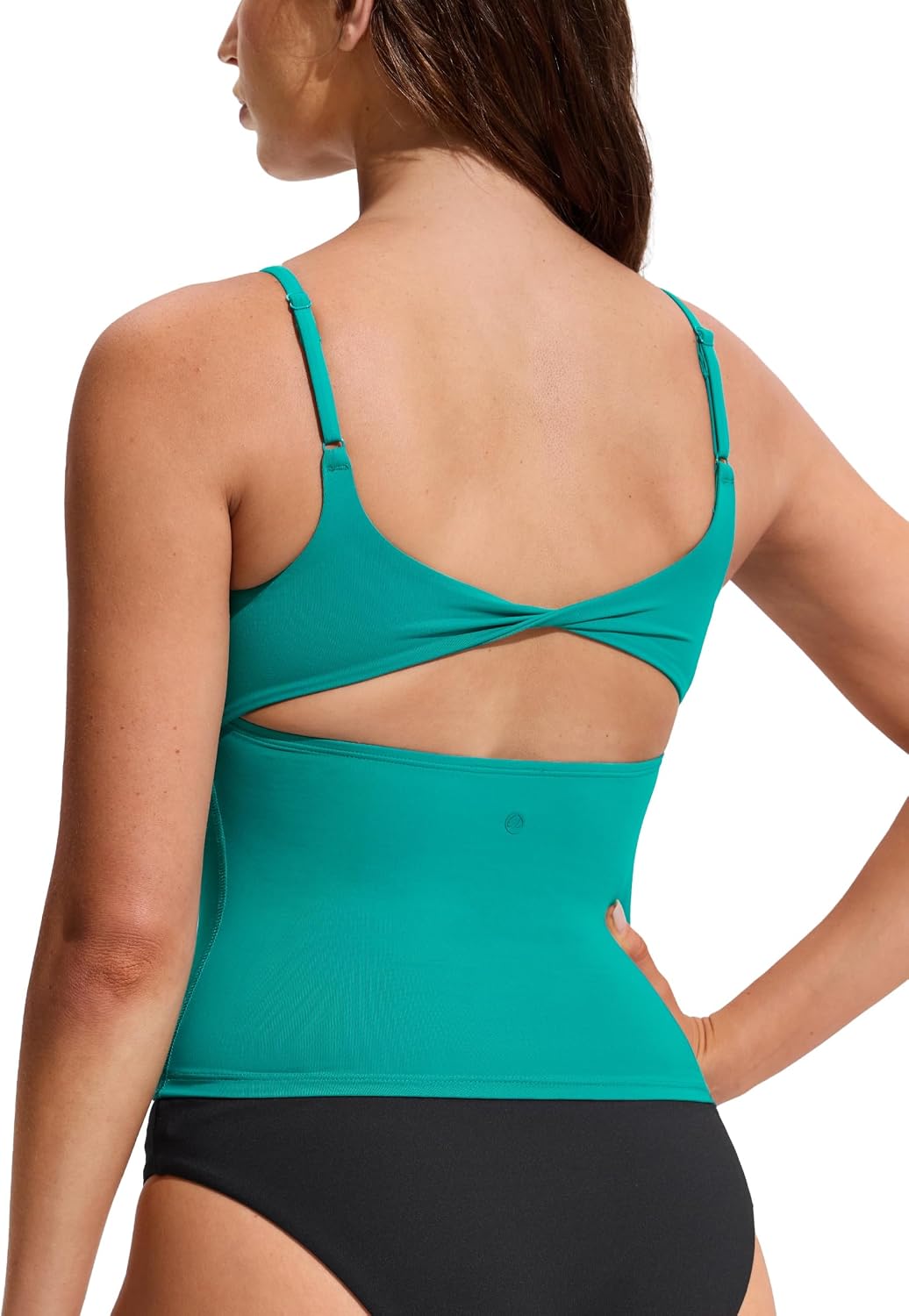 CRZ YOGA Twist Back Tankini Tops