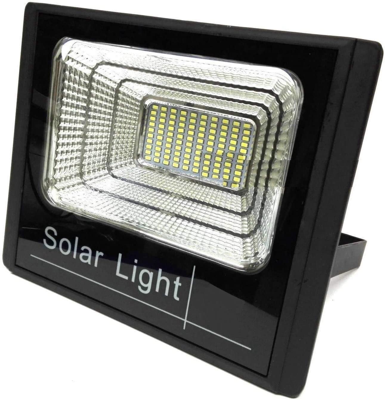 tempo di saldi Faro A Led Da 100W SMD Luce Bianca Con Pannello Solare, Sensore + Telecomando
