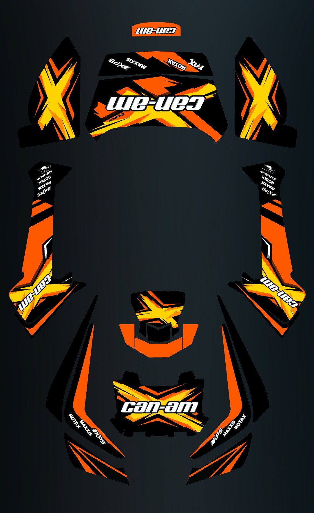 Kit décoration Light Limited Coffres Edition - IDgrafix - Can Am Outlander G2