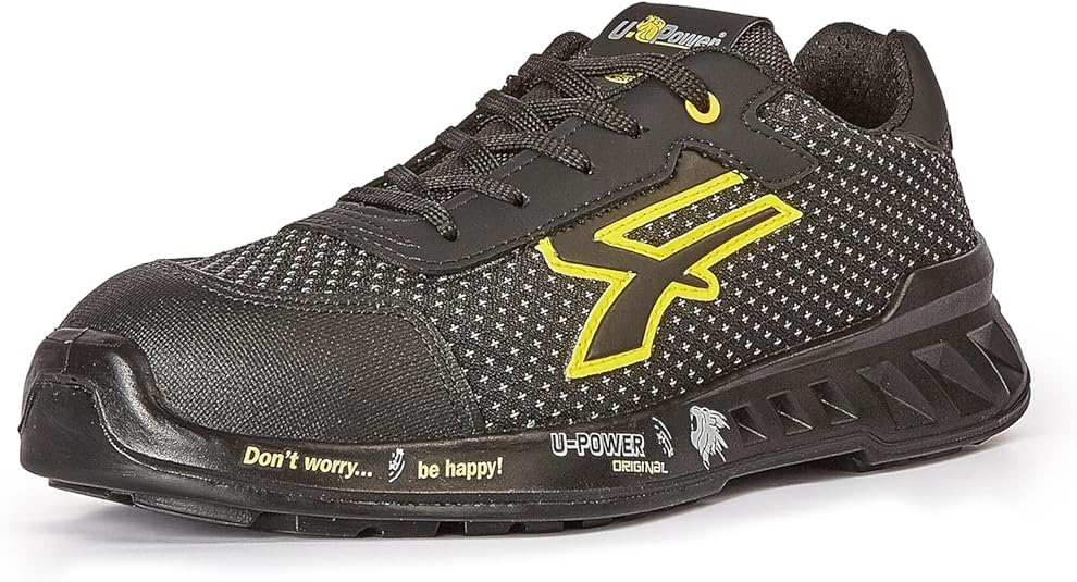 U-POWER RED LEVE ROBIN, veiligheidsschoenen, lichtgewicht anti-lek-sneakers voor unisex, bastzool, Infinergy-inzetstuk, met aluminium neus- 0