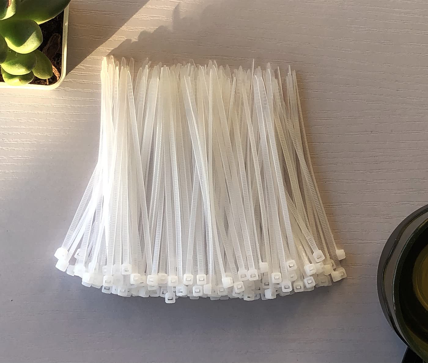 Colliers De Serrage Nylon 100 Pièces - 4 Tailles (100 à 280mm), Pour Rangement Câbles, Bricolage