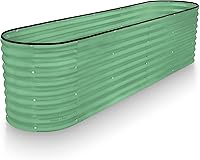 Vista 15 de Plant & Plot Camas de jardín elevadas galvanizadas para exteriores/ Jardinera elevada de 4 x 2 x 2 pies para jardinería, verduras, flores, caja