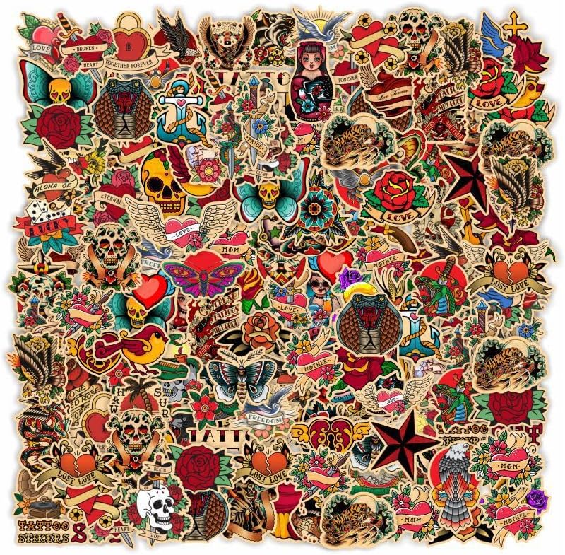 Taeekiy Paquete de 100 calcomanías de anime Waifu, calcomanías sexys para adultos, niñas y adolescentes, calcomanías Hentai para botellas de agua,