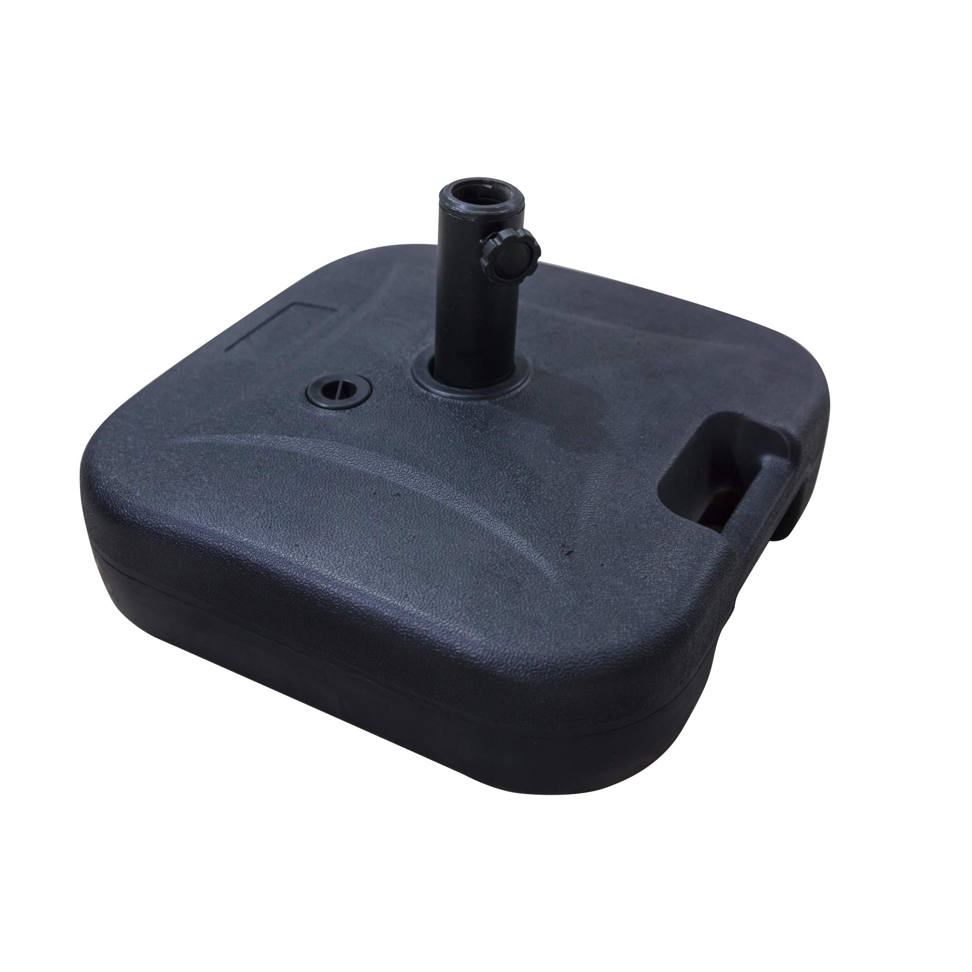 LOKATSE HOME Outdoor Patio Umbrella Base Water Filled Heavy Duty Stand and Pole Holder, 4, Middle