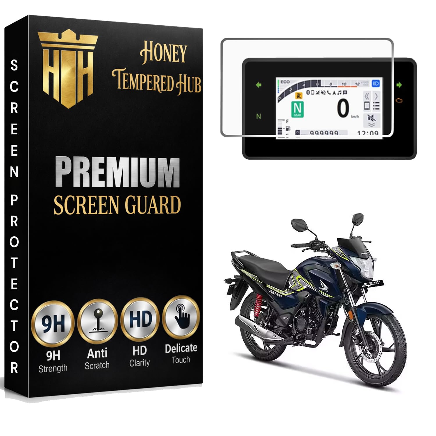 SCREEN GUARD FOR NEW SUZUKI BURGMAN STREET 125 SCOOTER FACELIFT 2026 - RIDE CONNECT TFT EDITION PROTECTOR / HD Clarity / NEW Burgman street 125 2026 Display Speedometer Console Accessory [Not Tempered Glass] — Amazon image 11