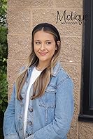 Vista 3 de Motique Accessories Diadema acolchada negra para mujer