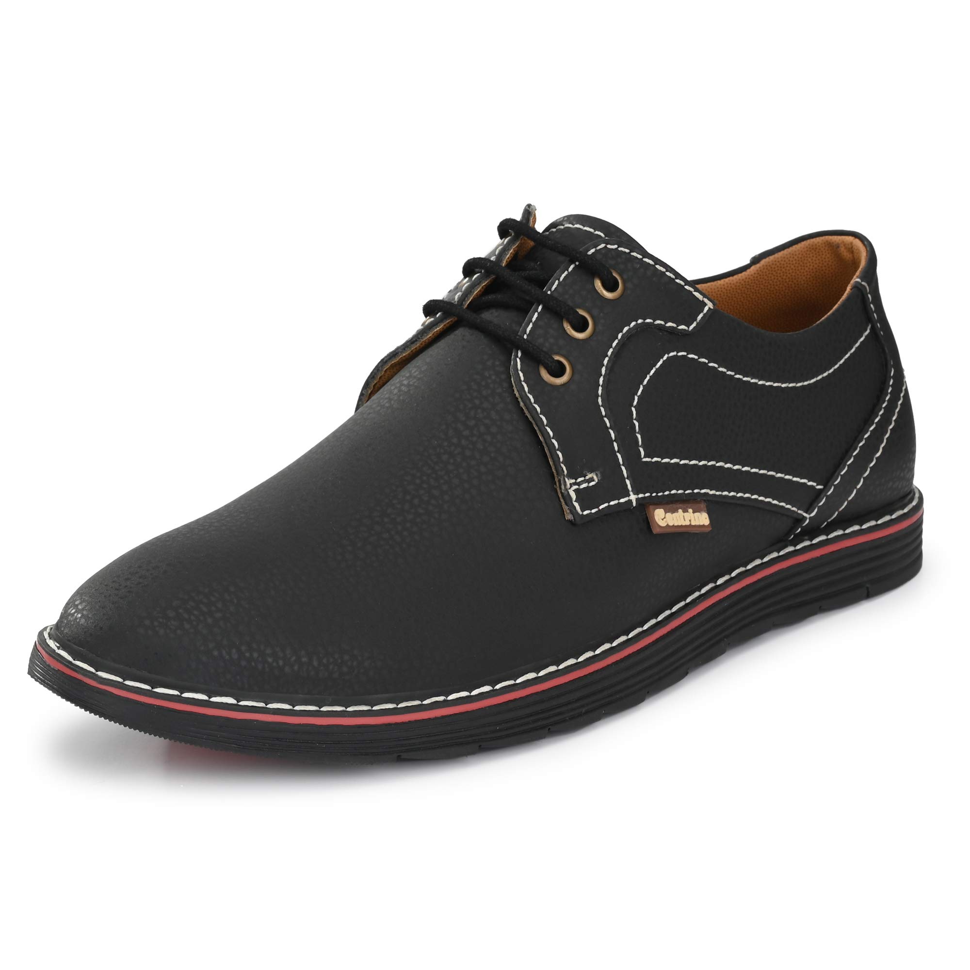 CentrinoMen's Dress Smart Casual Shoes Oxfords Walking, Office Comfortable  and Classy Sneakers with Extra Comfort (1212)
