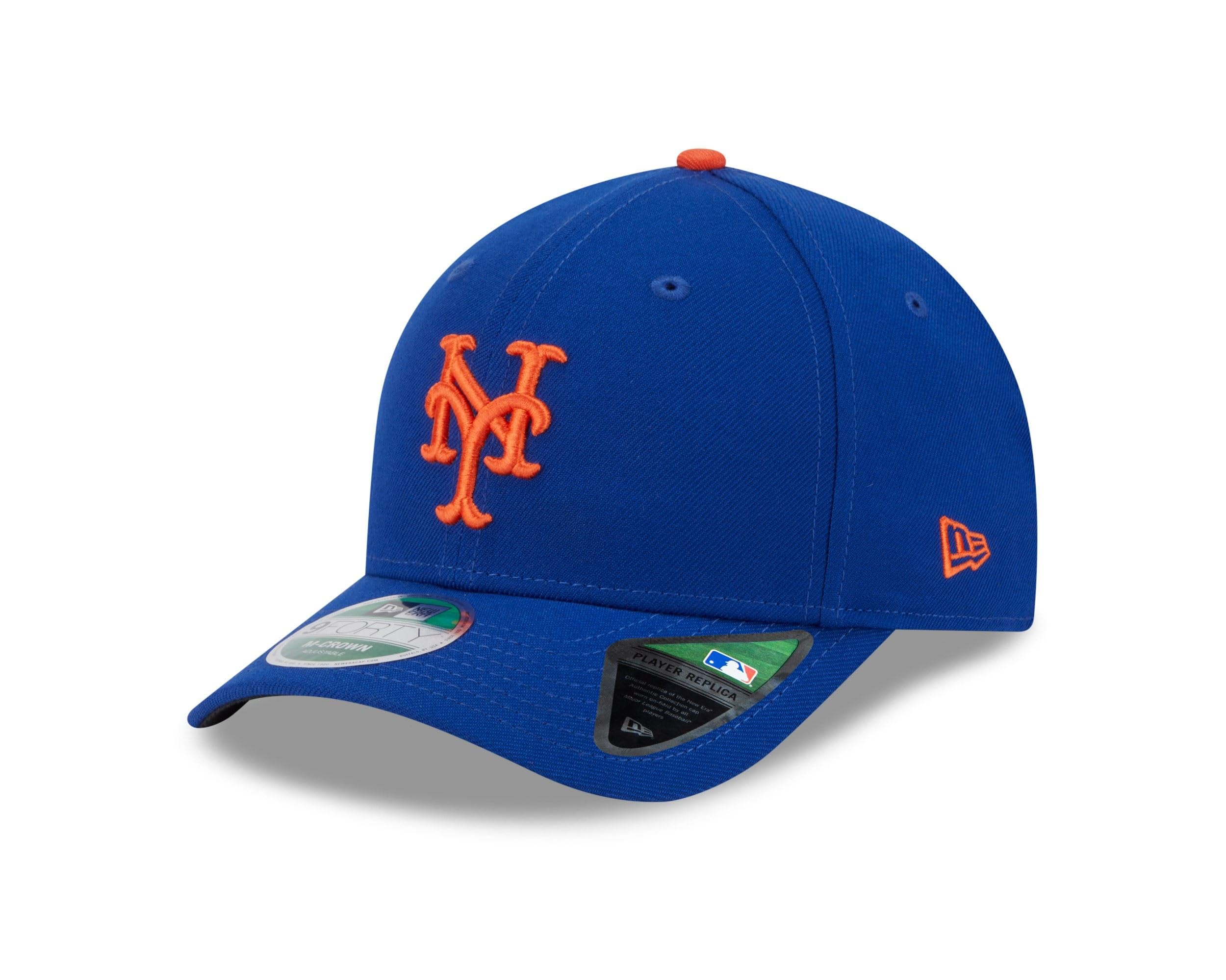 New Era New York Mets MLB Player Replica 9Forty M-Crown Cap Blue
