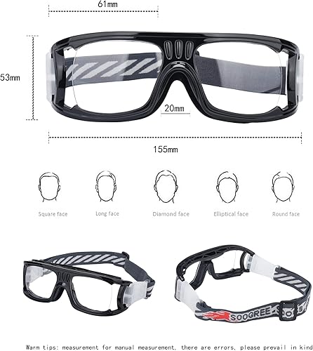 Miniatura 2 de Gafas deportivas para hombre, gafas protectoras antivaho para baloncesto