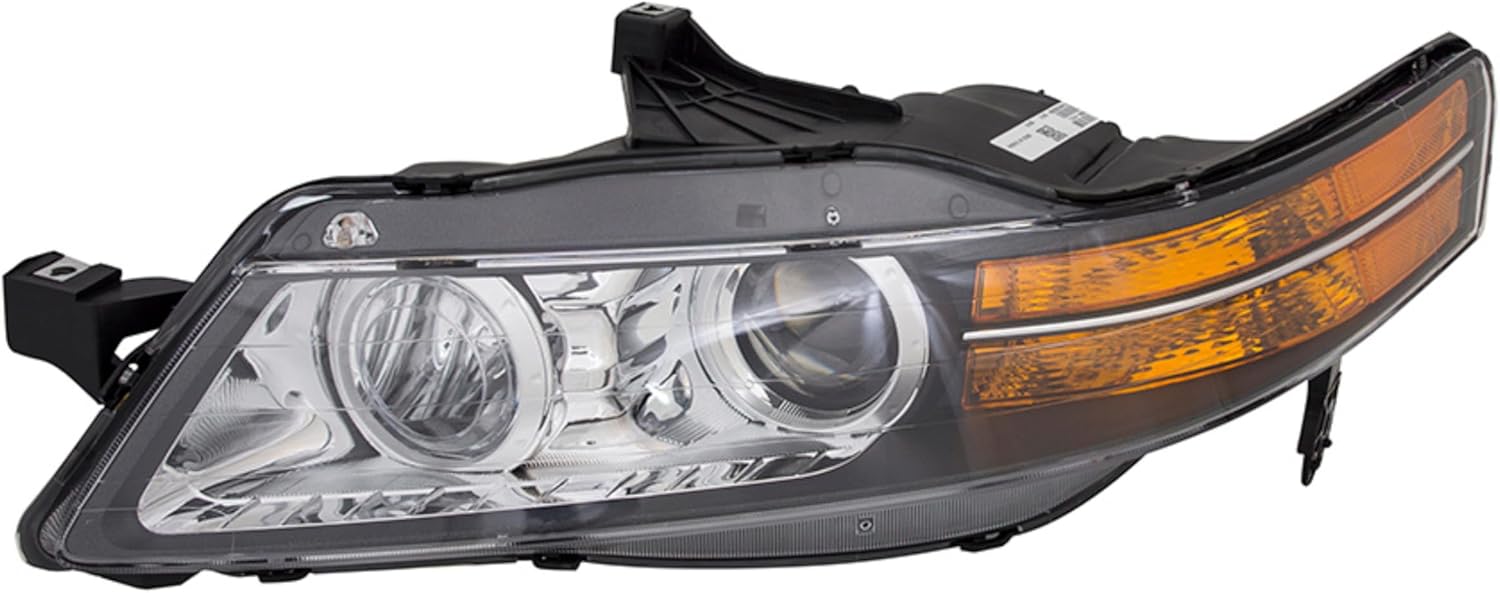 Headlight Replacement for Acura 2007 2008 TL Base Sedan HID/Xenon Headlamp Assembly Without Bulb, Left/Driver Side, Black Housing, DOT & SAE Compliant, OEM: 33151-SEP-A22, Partslink: AC2502113