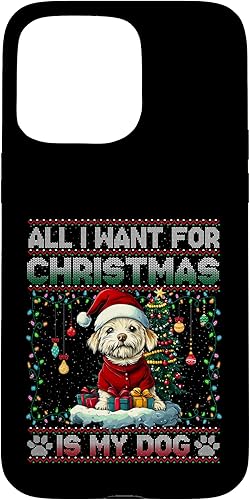 Miniatura 30 de Maltese Christmas Tree Lights Decorations Dog Lover Xmas Case for iPhone 11