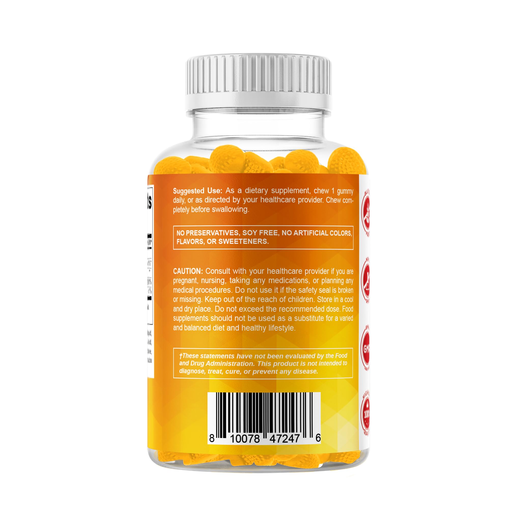 Vitamatic Sugar Free Vitamin D3 10000 IU - 120 Pectin Based Gummies - Great Taste - Healthy Bones, Mood & Immune System Function - Non-GMO - 120 Servings — Amazon image 9