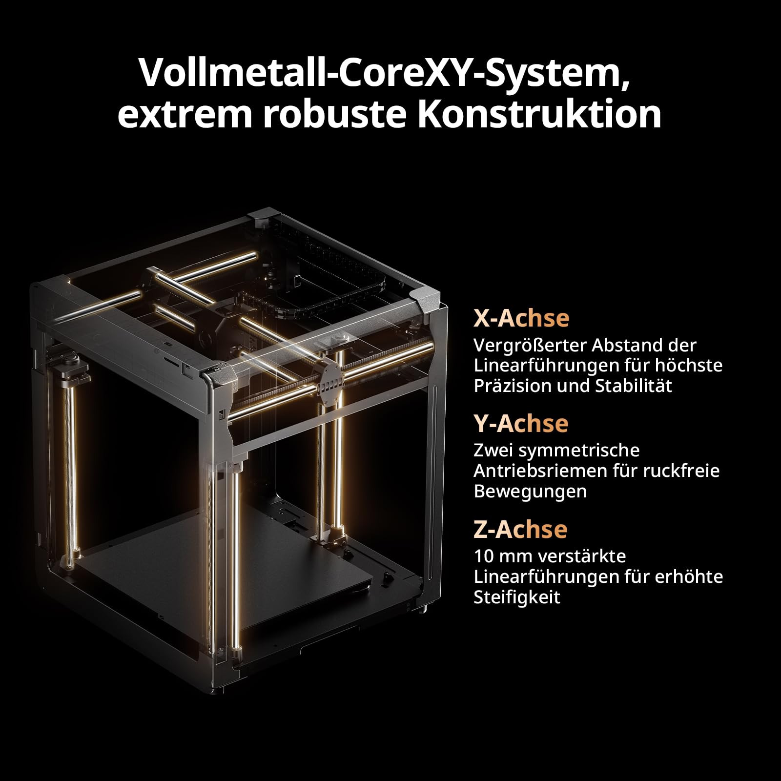 Anycubic Kobra S1 Max Combo 3D Drucker Mehrfarbig, 350 °C Hotend | Robuste Vollmetall CoreXY Konstruktion, Vollautomatische Kalibrierung, Druckgröße 350x350x350 mm