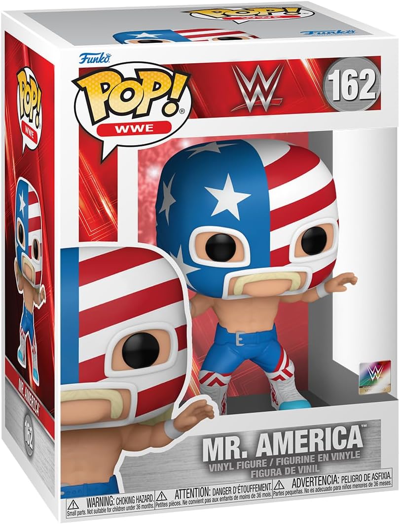 POP! WWE: Mr. America - Hulk Hogan - Collectable Vinyl Figure - Gift Idea - Official Merchandise - for Kids & Adults - Sports Fans - Model Figure for Collectors and Display