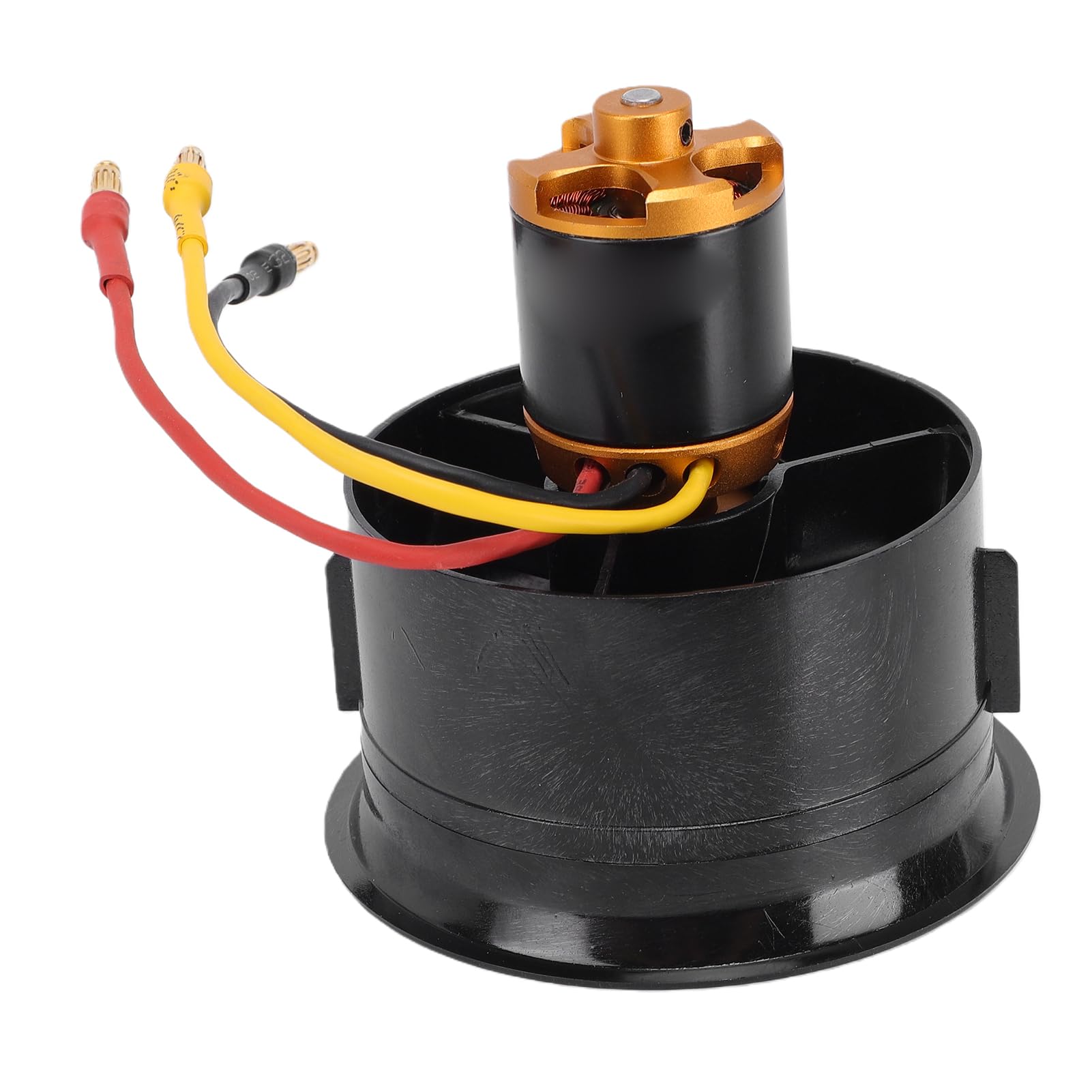 Wentylator Kanałowy 64 Mm z 12 łopatkami, Jednostka EDF 2900 KV z Odpornym na Ciepło Silnikiem Outrunner, Konstrukcja z Tworzywa Sztucznego ze Stopu Aluminium i Miedzi, Zrównoważony