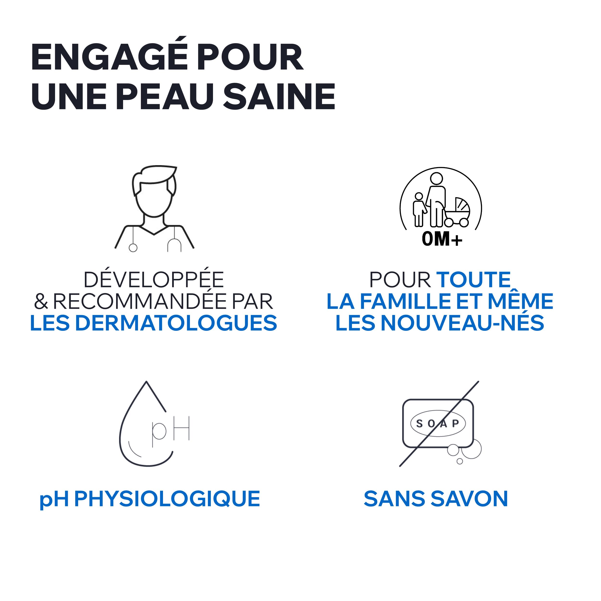 Uriage Derm-Phy Huile de Douche 1L - Nettoyant Visage, Corps - Peaux Sèches, Sensibles - Nettoie, Nourrit, Prévient le Dessèchement - 25% Glycérine, Agents Extra-Riches - pH Physiologique - Sans Savon