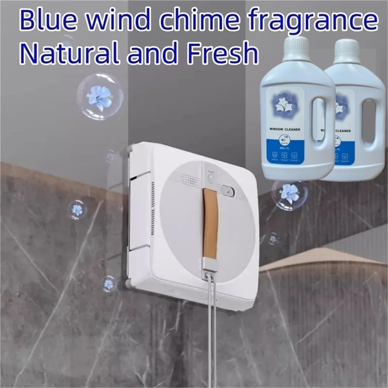 Fensterreinigungslösung, kompatibel mit ECOVACS Winbot W1 Pro/W2 Omni/W2 PRO Omni, Ersatzzubehör for Fensterreinigungsroboter(3 Pack)