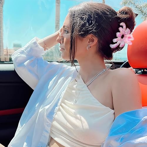 Miniatura 2 de Pinzas para el cabello  3 accesorios de peinado lindos para mujeres y niñas, garras medianas antideslizantes para cabello fino, fuerte sujeción para