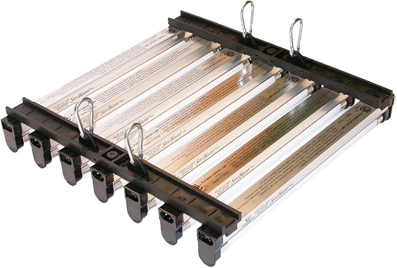 SunBlaster Universal T5 Light Strip Hanger Accessory, Holds 7 Lamps, Natural