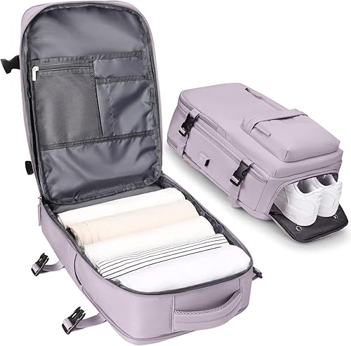 Mochila de transporte mochila de viaje grande para mujeres y hombres aprobada por aerolíneas mochila de gimnasio impermeable para laptop mochila de